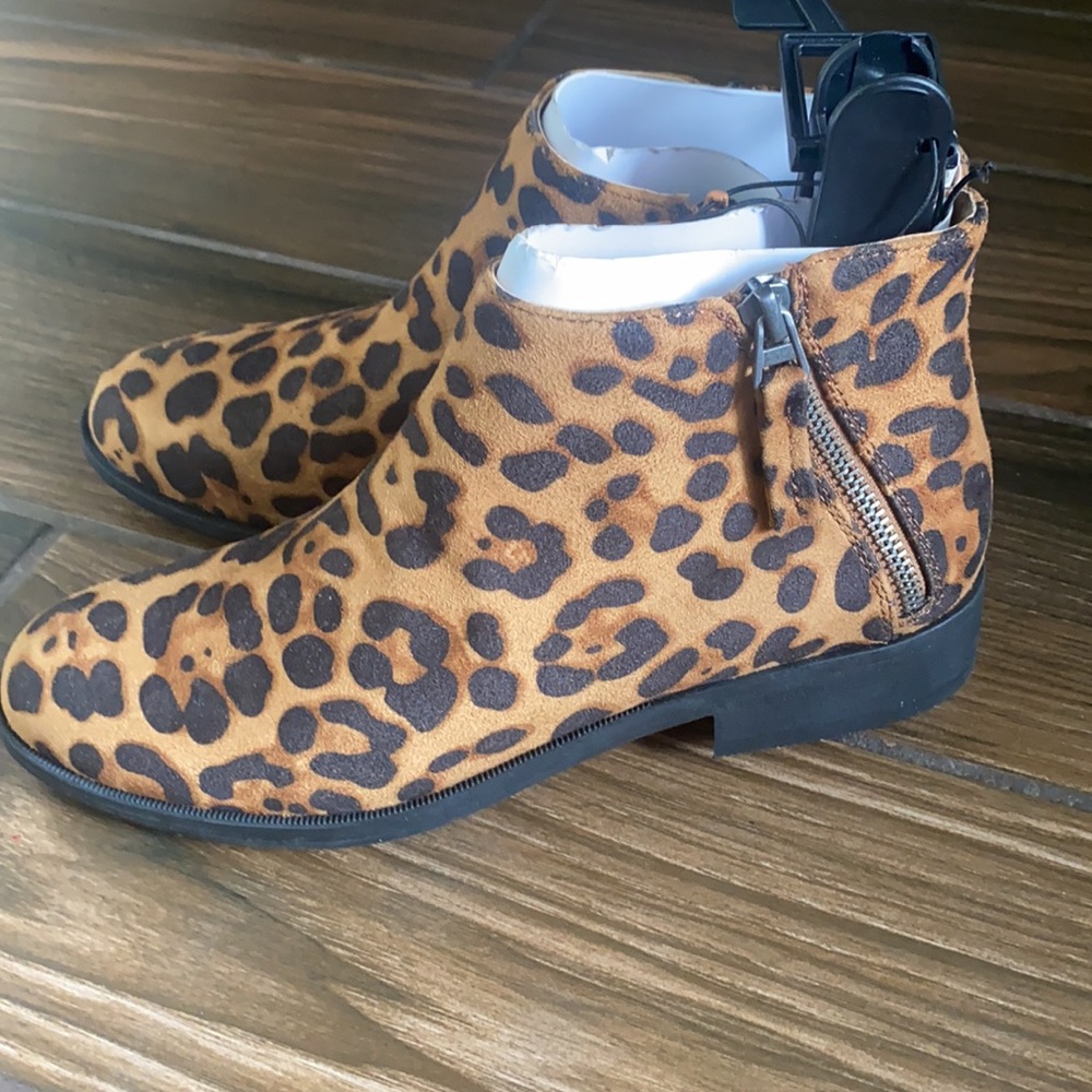 Brand New! Leopard Print Booties